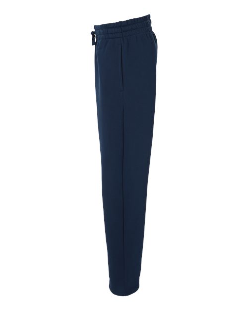 adidas AT216 Women's Fleece Sweatpants - Team Navy Blue/ White - DirectSide