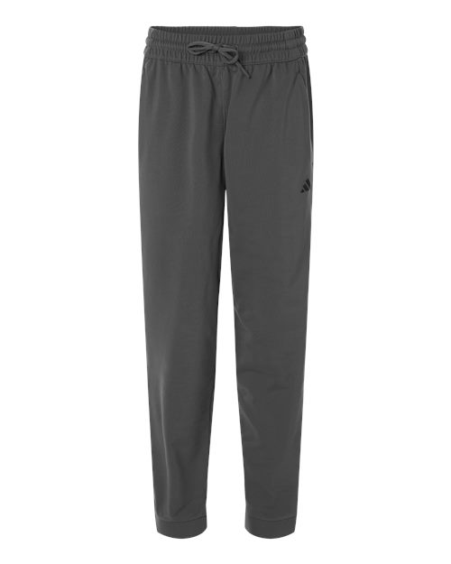 adidas AT219 Women's Game & Go Fleece Sweatpants - Team Grey Four - Front