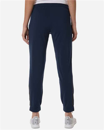 adidas AT219 Women's Game & Go Fleece Sweatpants - Team Navy Blue - OnModelBack