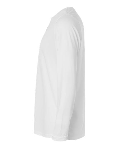 adidas AT104 Men's Pregame Long Sleeve T-Shirt - White/ Team Grey Four - DirectSide
