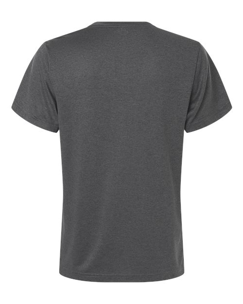 adidas AT102 Women's Pregame T-Shirt - Dark Grey Heather/ White - Back