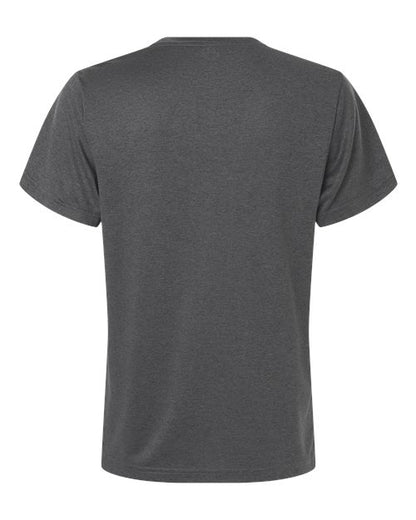 adidas AT102 Women's Pregame T-Shirt - Dark Grey Heather/ White - Back