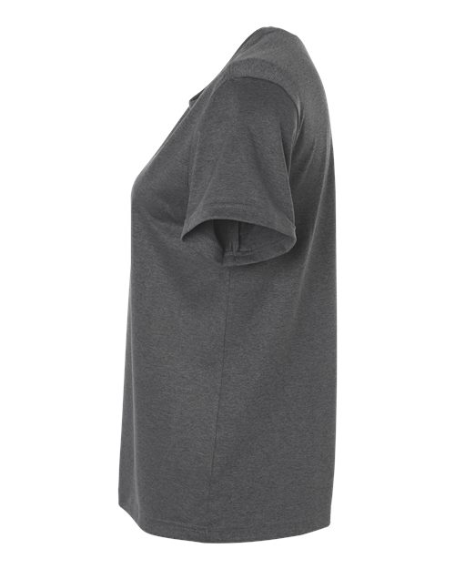 adidas AT102 Women's Pregame T-Shirt - Dark Grey Heather/ White - DirectSide