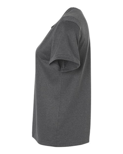 adidas AT102 Women's Pregame T-Shirt - Dark Grey Heather/ White - DirectSide