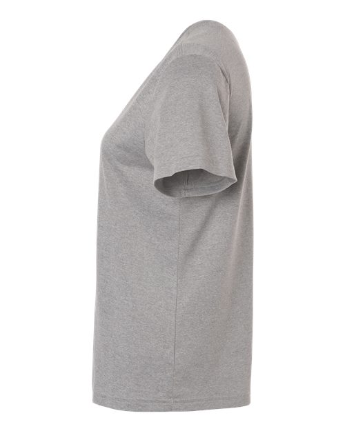 adidas AT102 Women's Pregame T-Shirt - Medium Grey Heather/ Black - DirectSide