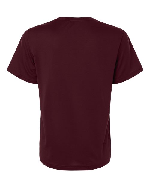 adidas AT102 Women's Pregame T-Shirt - Team Maroon/ White - Back