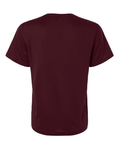 adidas AT102 Women's Pregame T-Shirt - Team Maroon/ White - Back