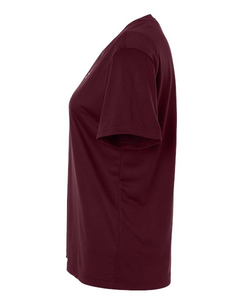 adidas AT102 Women's Pregame T-Shirt - Team Maroon/ White - DirectSide