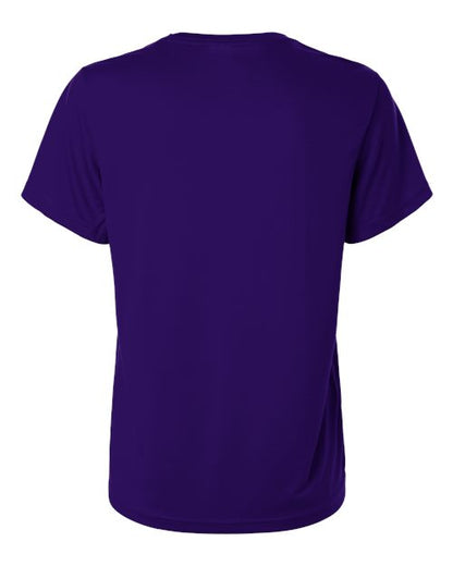 adidas AT102 Women's Pregame T-Shirt - Team Collegiate Purple/ White - Back