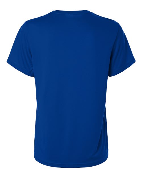 adidas AT102 Women's Pregame T-Shirt - Team Royal Blue/ White - Back