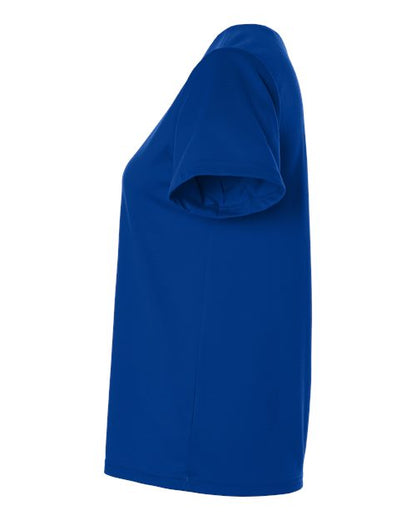 adidas AT102 Women's Pregame T-Shirt - Team Royal Blue/ White - DirectSide