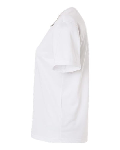 adidas AT102 Women's Pregame T-Shirt - White/ Black - DirectSide