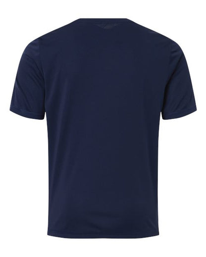 adidas AT103 Youth Pregame T-Shirt - Collegiate Navy - Back