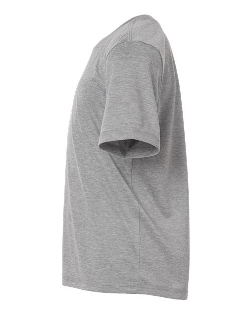 adidas AT103 Youth Pregame T-Shirt - Grey Heathered - DirectSide