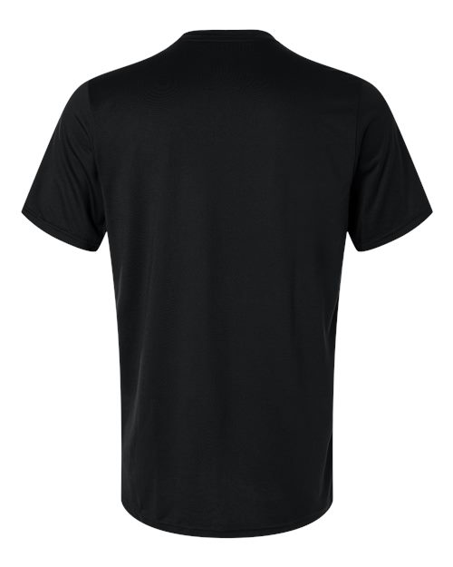 adidas AT101 Men's Pregame T-Shirt - Black/ White - Back