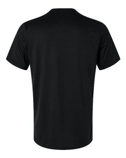 adidas AT101 Men's Pregame T-Shirt - Black/ White - Back