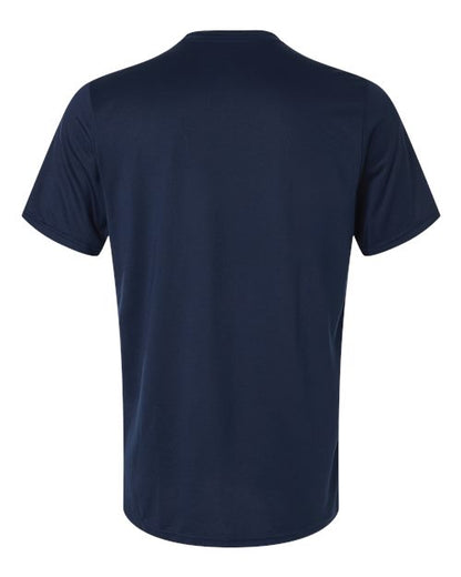 adidas AT101 Men's Pregame T-Shirt - Team Navy Blue/ White - Back