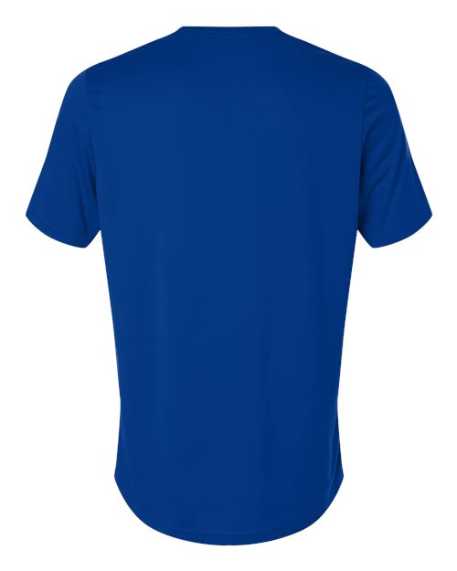 adidas AT101 Men's Pregame T-Shirt - Team Royal Blue/ White - Back