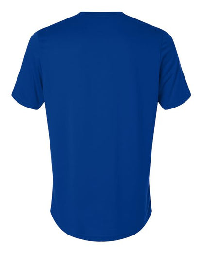 adidas AT101 Men's Pregame T-Shirt - Team Royal Blue/ White - Back