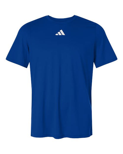 adidas AT101 Men's Pregame T-Shirt - Team Royal Blue/ White - Front