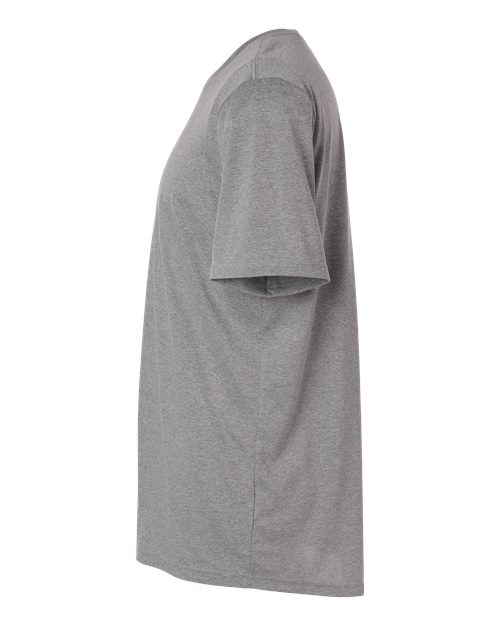 adidas AT101 Men's Pregame T-Shirt - Medium Grey Heather/ Black - DirectSide