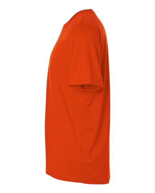 adidas AT101 Men's Pregame T-Shirt - Collegiate Orange/ White - DirectSide
