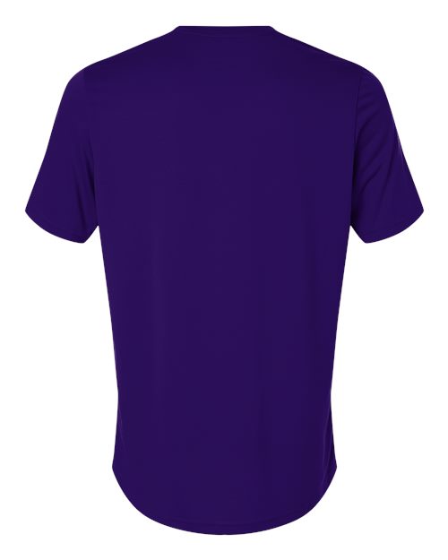 adidas AT101 Men's Pregame T-Shirt - Team Collegiate Purple/ White - Back