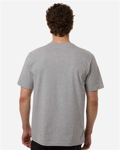 adidas AT106 Men's Fresh T-Shirt - Medium Grey Heather - OnModelBack