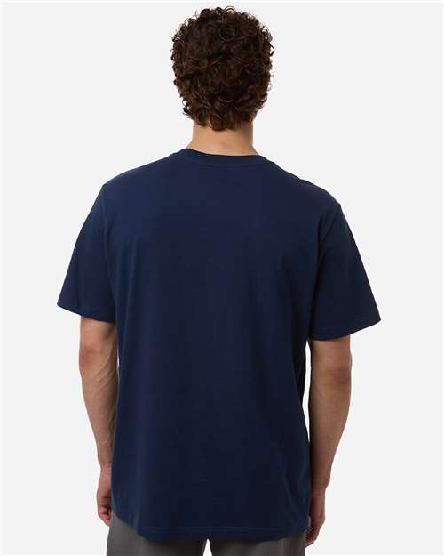 adidas AT106 Men's Fresh T-Shirt - Team Navy Blue - OnModelBack