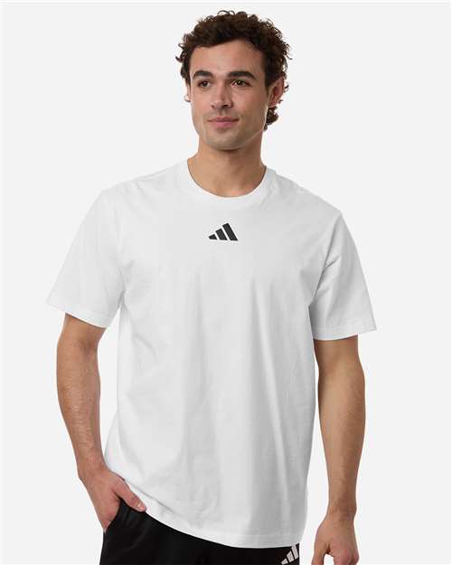 adidas AT106 Men's Fresh T-Shirt - White - OnModelFront