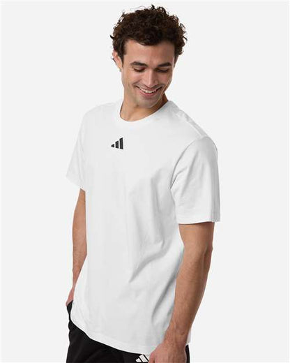 adidas AT106 Men's Fresh T-Shirt - White - OnModelSide