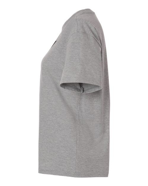adidas AT107 Women's Fresh T-Shirt - Medium Grey Heather/ Black - DirectSide