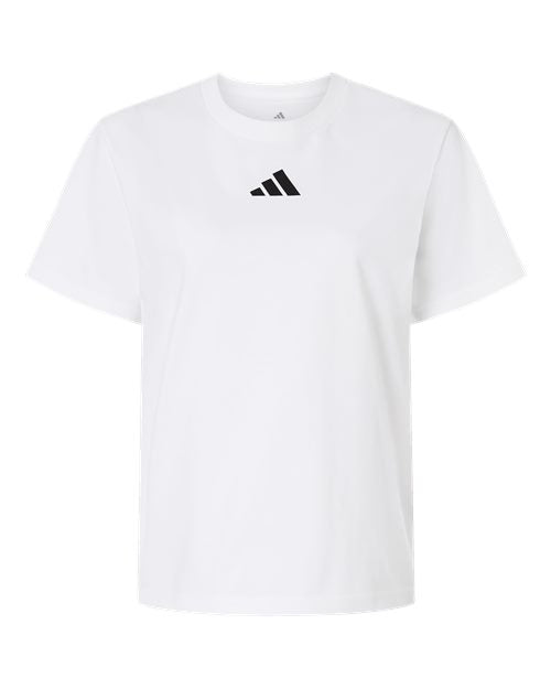 adidas AT107 Women's Fresh T-Shirt - White/ Black - Front