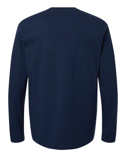 adidas AT108 Men's Fresh Long Sleeve T-Shirt - Team Navy Blue - Back