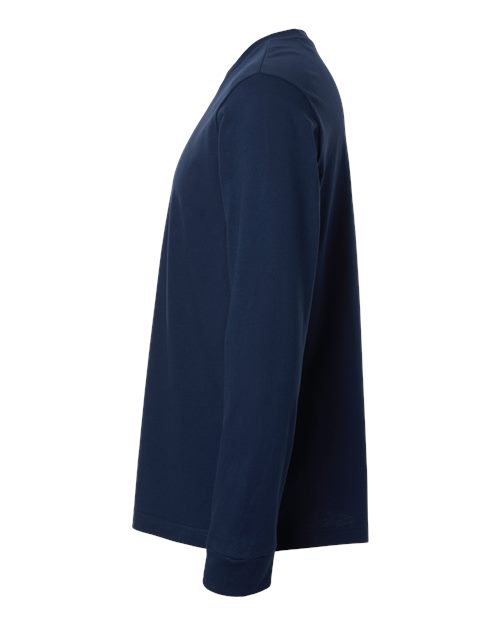 adidas AT108 Men's Fresh Long Sleeve T-Shirt - Team Navy Blue - DirectSide