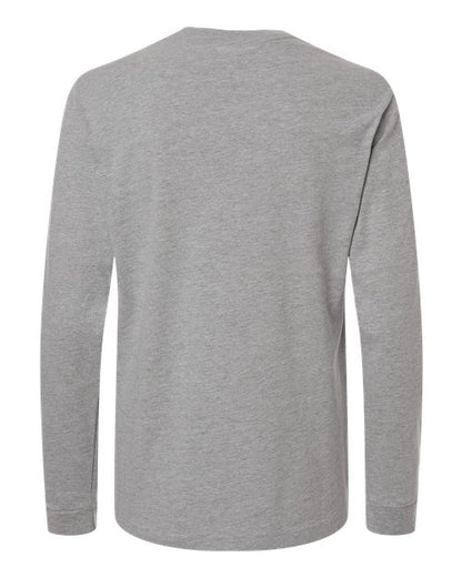 adidas AT109 Women's Fresh Long Sleeve T-Shirt - Medium Grey Heather/ Black - Back