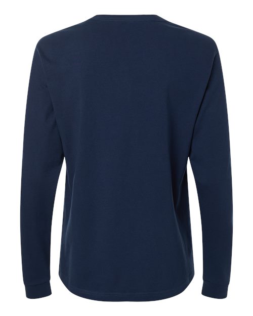 adidas AT109 Women's Fresh Long Sleeve T-Shirt - Team Navy Blue/ White - Back