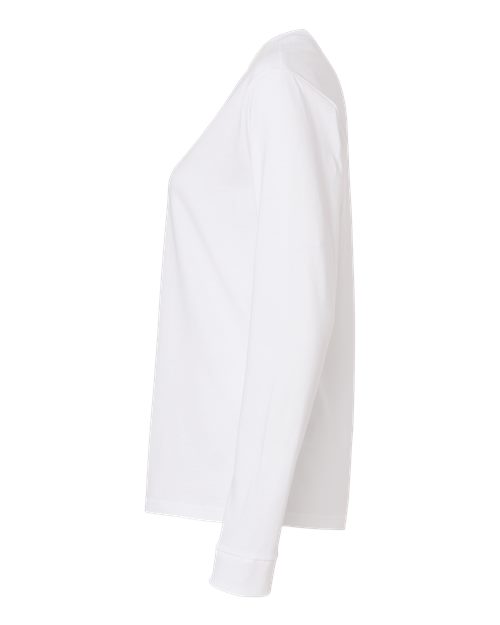adidas AT109 Women's Fresh Long Sleeve T-Shirt - White/ Black - DirectSide