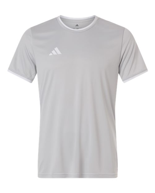 adidas AT115 Men's Entrada 26 Jersey - Team Light Grey/ White - Front