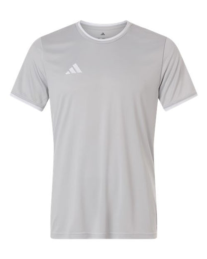 adidas AT115 Men's Entrada 26 Jersey - Team Light Grey/ White - Front