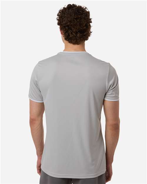 adidas AT115 Men's Entrada 26 Jersey - Team Light Grey/ White - OnModelBack