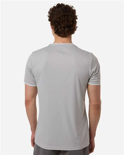 adidas AT115 Men's Entrada 26 Jersey - Team Light Grey/ White - OnModelBack