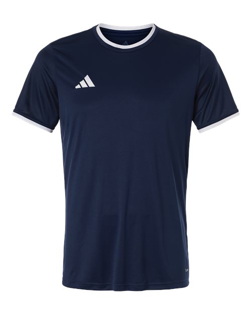 adidas AT115 Men's Entrada 26 Jersey - Team Navy Blue/ White - Front
