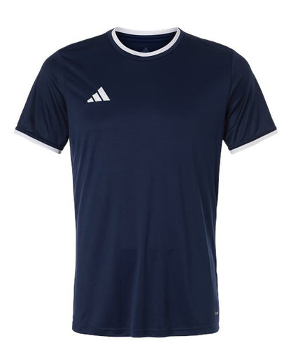 adidas AT115 Men's Entrada 26 Jersey - Team Navy Blue/ White - Front