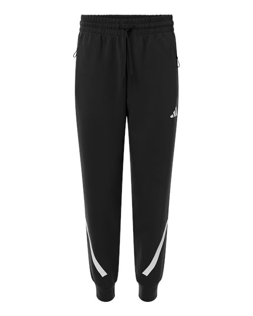 adidas AT222 Men's Z.N.E Joggers - Black/ White - Front