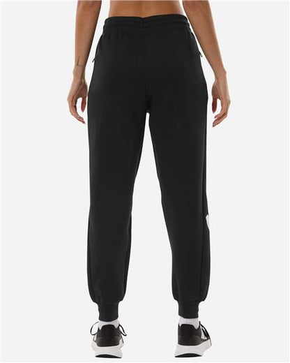 adidas AT223 Women's Z.N.E Joggers - Black/ White - OnModelBack