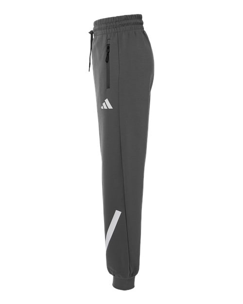 adidas AT223 Women's Z.N.E Joggers - Team Grey Four/ White - DirectSide
