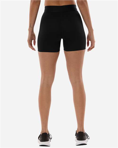 adidas AT310 Women's Techfit Compression Shorts - Black - OnModelBack