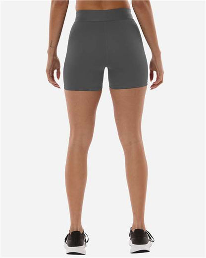 adidas AT310 Women's Techfit Compression Shorts - Team Grey Four - OnModelBack