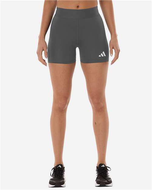 adidas AT310 Women's Techfit Compression Shorts - Team Grey Four - OnModelFront